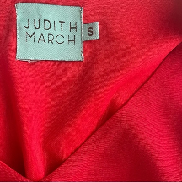 JUDITH March Gypsy Knot Red Embroidered Dress S - Picture 4 of 9